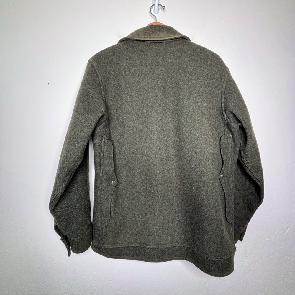 Vintage 60s-70s Filson Wool Mackinaw Cruiser Jacket Green Size Large - Picture 2 of 16